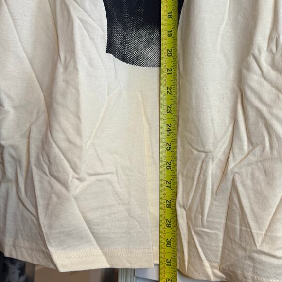 •NEW• Homme + Femme LA • Twisted Fingers Off-White Tee  • 2XL - Picture 6 of 8